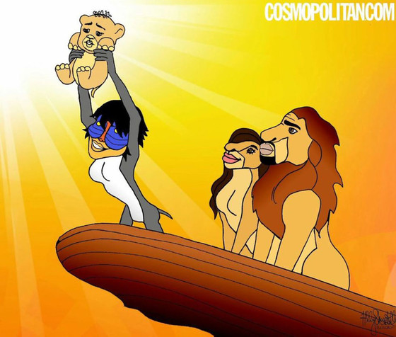 Kim Kardashian, Kanye West, As Disney Characters Kim Kardashian, Kanye West, As Disney Characters